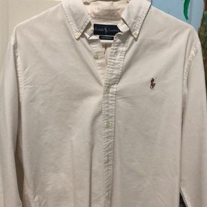 White Oxford Polo Ralph Lauren Button Down shirt